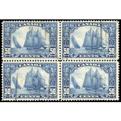 canada stamp 158 bluenose 50 1929 u f vf block 027