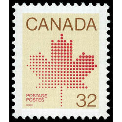 canada stamp 924t1 maple leaf 32 1983