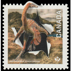 canada stamp 2828i ornithomimus edmontonicus 2015