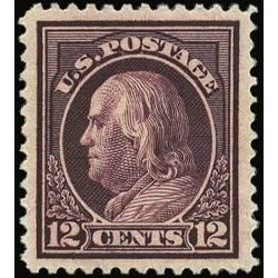 us stamp postage issues 417 franklin 12 1912