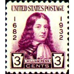 Buy US 724 William Penn 1932 3 Arpin Philately