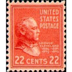 us stamp postage issues 827 grover cleveland 22 1938