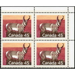 canada stamp 1172d pronghorn 45 1990 CB UR