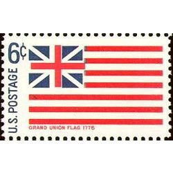 us stamp 1352 flag grand union 6 1968