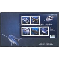 canada stamp 3105 sharks 4 25 2018 FDC