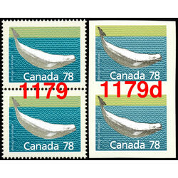 canada stamp 1179d beluga whale 1 56 1990