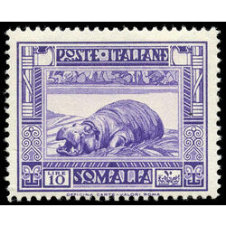 somalia stamp 153 hippopotamus 1932