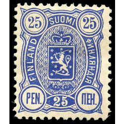 finland stamp 42a coat of arms 1891