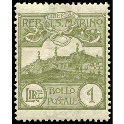 san marino stamp 69 mt titano 1903