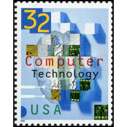 us stamp postage issues 3106 computer technology 32 1996