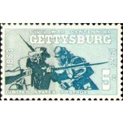 us stamp 1180 gettysburg 5 1961