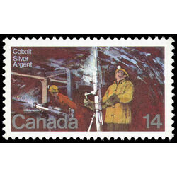 canada stamp 765iv cobalt silver mine 14 1978