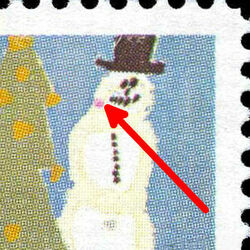 canada stamp 523ii snowmen and tree 5 1970