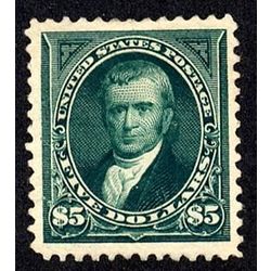 us stamp 263 john marshall 5 0 1894