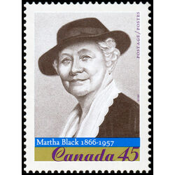 canada stamp 1661 martha black 1866 1957 45 1997