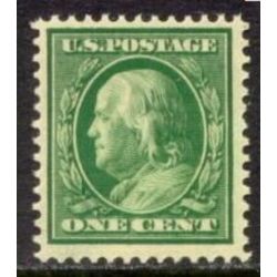 us stamp postage issues 374 franklin 1 1910