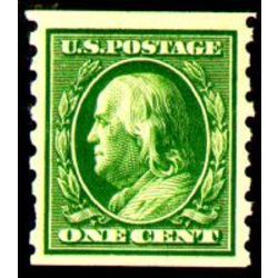 us stamp postage issues 392 franklin 1 1910