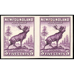 newfoundland stamp 257a caribou 1941