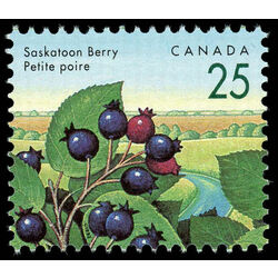 canada stamp 1355vi saskatoon berry 25 1992