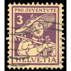 switzerland stamp b4 girl fribourg 3 1916