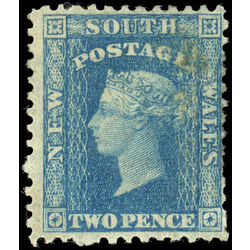 n s w stamp 36 queen victoria 1860