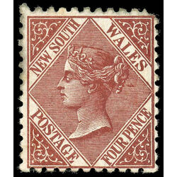 n s w stamp 64 queen victoria 1882