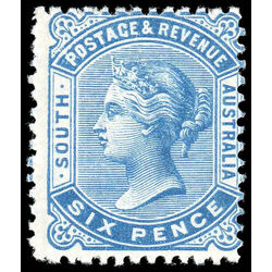 south australia stamp 80 queen victoria 1887