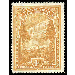 tasmania stamp 91 russell falls 1899