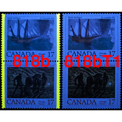 canada stamp 818bt1 canadian authors 1979