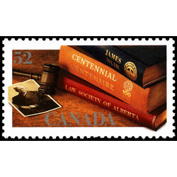 canada stamp 2228 law society of alberta books gavel photo of james muir 52 2007