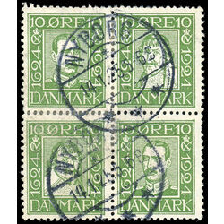 denmark stamp 167a christian x 1924