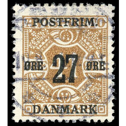 denmark stamp 153 royal emblems 1918