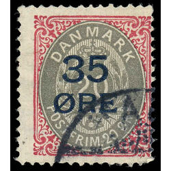 denmark stamp 80 royal emblems 1912