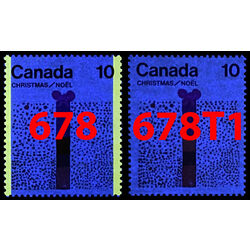 canada stamp 678t1 gift box 10 1975