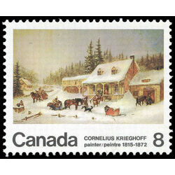 canada stamp 610v db the blacksmith s shop 8 1972