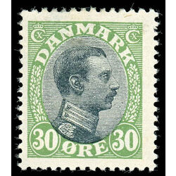 denmark stamp 111 king christian x 1918