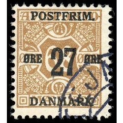 denmark stamp 142 royal emblems 1918