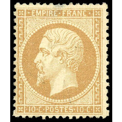 france stamp 25 emperor napoleon iii 10 1862