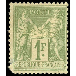 france stamp 84 peace and commerce 1877