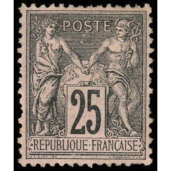 france stamp 100 peace and commerce 25 1879