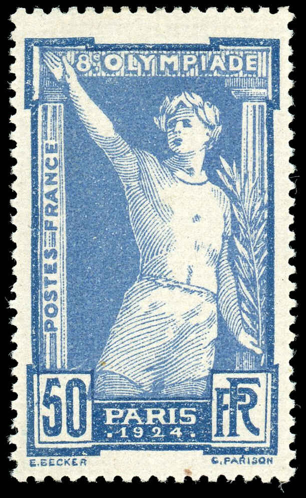 #201 (1924) Athlete - Arpin Victorious Buy France Philately 50¢ |