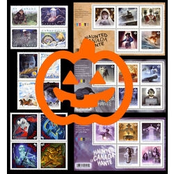 canada stamps halloween collection