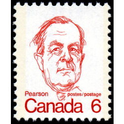 canada stamp 591a lester b pearson 6 1973