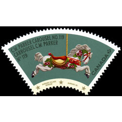 canada stamp 3343e c w parker carousel no 119 2022