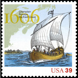 canada stamp 2156a us champlain surveys the east coast 39 2006