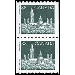 canada stamp 1194aii pair parliament 1989