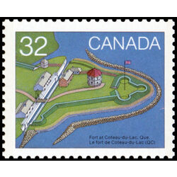 canada stamp 991i fort coteau du lac quebec 32 1983