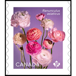 canada stamp 3373 ranunculus bouquet 2023