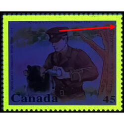 canada stamp 1618i winnie and lt colebourn white river 1914 45 1996