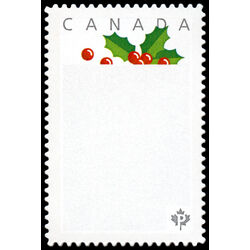 canada stamp 2597 christmas holly 2012